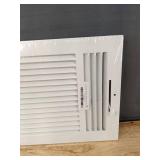 HBW 12x8 3-Way Stamped Steel Ceiling/Wall Vent Cover - Brand New
