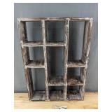 Rustic Wood Shelf Display Box 16.5" x 11.75" - Brand New