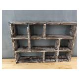 Rustic Wood Shelf Display Box 16.5" x 11.75" - Brand New