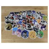 50 Wolf Stickers- Brand New