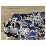 50 Wolf Stickers- Brand New