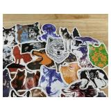 50 Wolf Stickers- Brand New