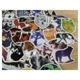 50 Wolf Stickers- Brand New
