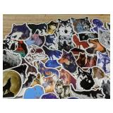 50 Wolf Stickers- Brand New