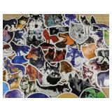 50 Wolf Stickers- Brand New