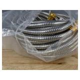 Rosy Earth Stainless Steel Garden Hose with Nozzle - Brand New