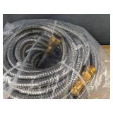Rosy Earth Stainless Steel Garden Hose with Nozzle - Brand New