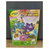 Crayola Epic Book of Awesome Coloring Book and Sight Word Swat Game Bundle - Brand New