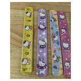 Hello Kitty Birthday Party Supplies Lot - Treat Bags, Stamps, Snap Bands, Stickers - Brand New