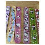 Hello Kitty Birthday Party Supplies Lot - Treat Bags, Stamps, Snap Bands, Stickers - Brand New