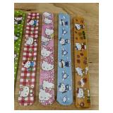 Hello Kitty Birthday Party Supplies Lot - Treat Bags, Stamps, Snap Bands, Stickers - Brand New