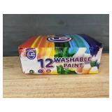 Box of 12 Washable Paints - Brand New