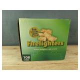 Box of 108 Eco Friendly Natural Firelighters - Brand New
