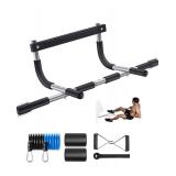Ally Peaks Multi-Grip Doorway Pull Up Bar with Resistance Bands - Brand New