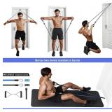 Ally Peaks Multi-Grip Doorway Pull Up Bar with Resistance Bands - Brand New
