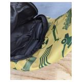 Niu Kom Crossbody Backpack, Yellow with Military Pattern -Brand New