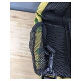 Niu Kom Crossbody Backpack, Yellow with Military Pattern -Brand New
