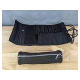 Roll-Up Cosmetic Brush Travel Organizer Bag - Brand New