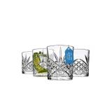 Godinger Acrylic Old Fashioned Whiskey Glasses Set of 4 - Brand New