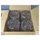 Godinger Acrylic Old Fashioned Whiskey Glasses Set of 4 - Brand New