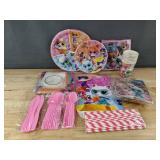 Super Kitties Birthday Party Supply Set - Plates, Napkins, Utensils & Decor - Brand New