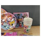 Super Kitties Birthday Party Supply Set - Plates, Napkins, Utensils & Decor - Brand New
