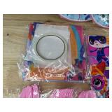 Super Kitties Birthday Party Supply Set - Plates, Napkins, Utensils & Decor - Brand New