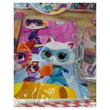 Super Kitties Birthday Party Supply Set - Plates, Napkins, Utensils & Decor - Brand New