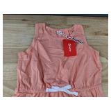 PatPat Girls Romper Lot, Size 8-9, Peach and Blue - Brand New