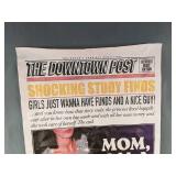 Canvas Print: The Downtown Post, "Mom, I Am a Rich Man" 15.5" x 23.25" - Brand New