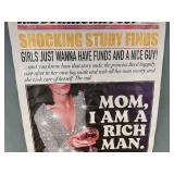 Canvas Print: The Downtown Post, "Mom, I Am a Rich Man" 15.5" x 23.25" - Brand New