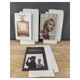 Set of 3 Decorative Fashion-Themed Home Decor Book Covers - New