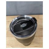 Two 30 oz Stainless Steel Tumblers, Black and White - Brand New
