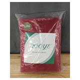Rooye King Size Deep Pockets Sheet Set, Wine - Brand New