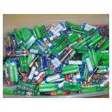 16 Pounds AAA Batteries Over 500 Pair Of Batteries 16 Pounds AAA Batteries Over 500 Pair Of Batteries