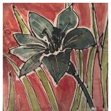 Jude Reiling Handmade Flower Tile Wall Art