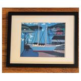 "Ship at Dock" Print by Maud Lewis