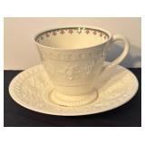 Set of 7 Vintage Wedgwood Wellesley Bullfinch Cups and Saucers