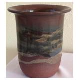 Douglas Cole Signed Stoneware Pottery Vase