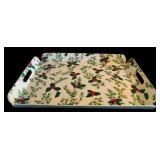 Large Christmas Dinnerware Lot with Plates, Cookie Jar, Tray, and Accessories