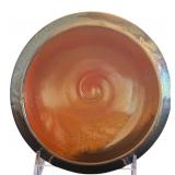 Handcrafted Eric Stohl Stoneware Porcelain Terra-Cotta Dish