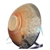 Handcrafted Eric Stohl Stoneware Porcelain Terra-Cotta Dish