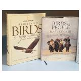 Collection of 8 Bird Books including National Geographic Illustrated Birds and Birdwatching References