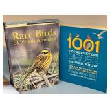 Collection of 8 Bird Books including National Geographic Illustrated Birds and Birdwatching References