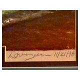 Framed Original Landscape Artwork Signed and Dated