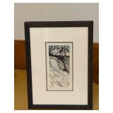 Framed Limited Edition Print Lilydale Ice Falls