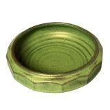 Set of 3 Artisan Pottery Bowls Green and Brown Tones