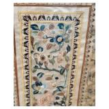 Antique Framed Chinese Embroidery 20" x 35"