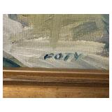 Framed Tom Foty Original Winter Landscape Oil Painting