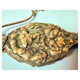 Antique Ornate Sterling-Style Eyeglass Holder with Floral Design